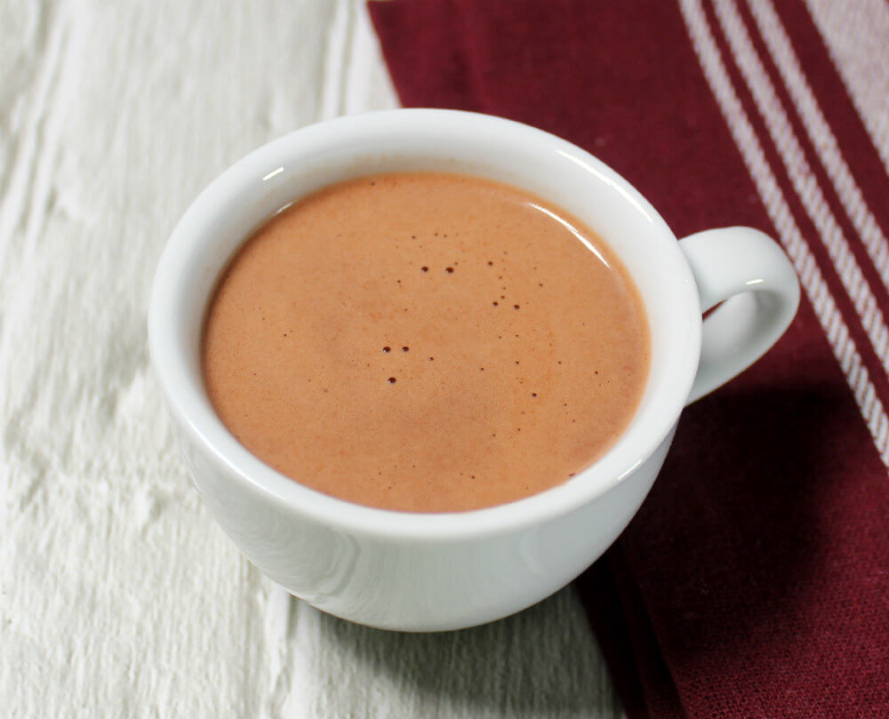 Raspberry Keto Hot Chocolate4