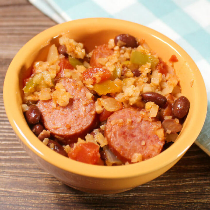 Cajun Sausage Cauli Rice1