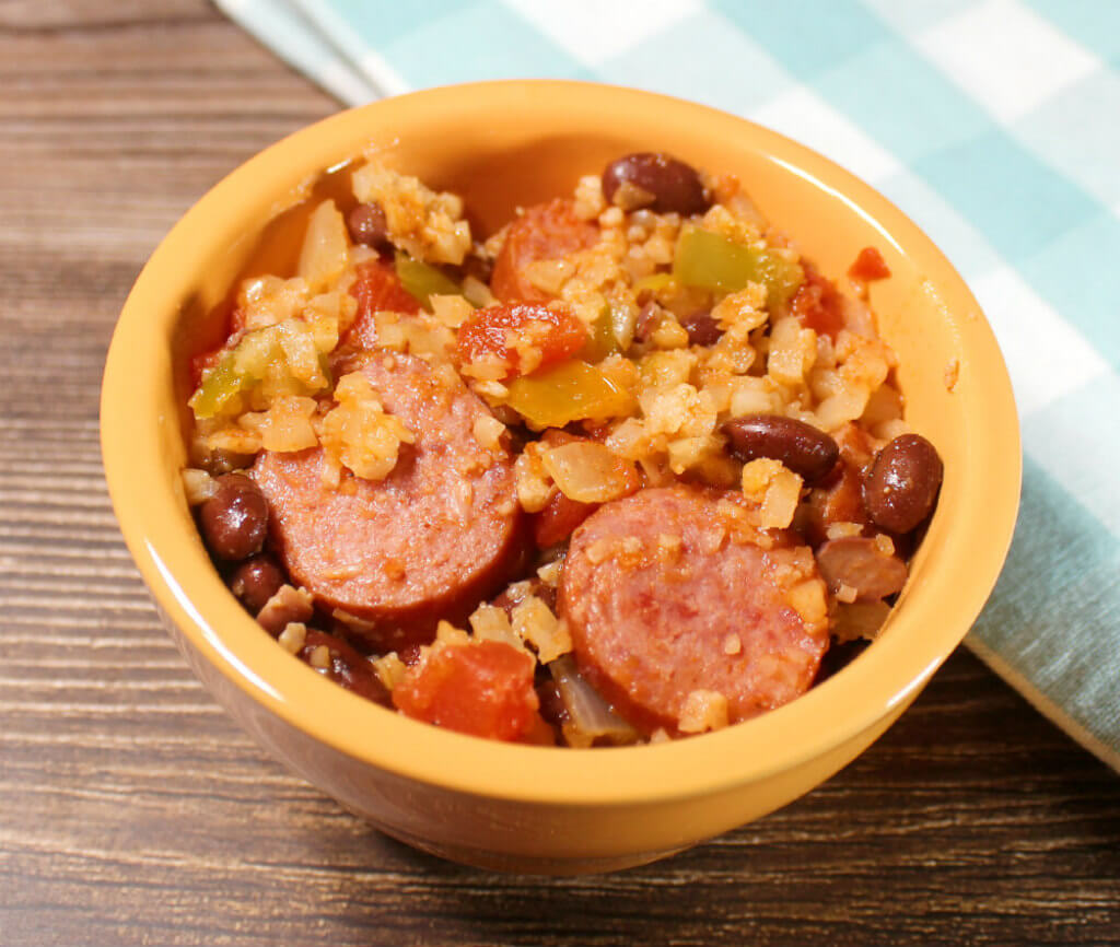 Cajun Sausage Cauli Rice1