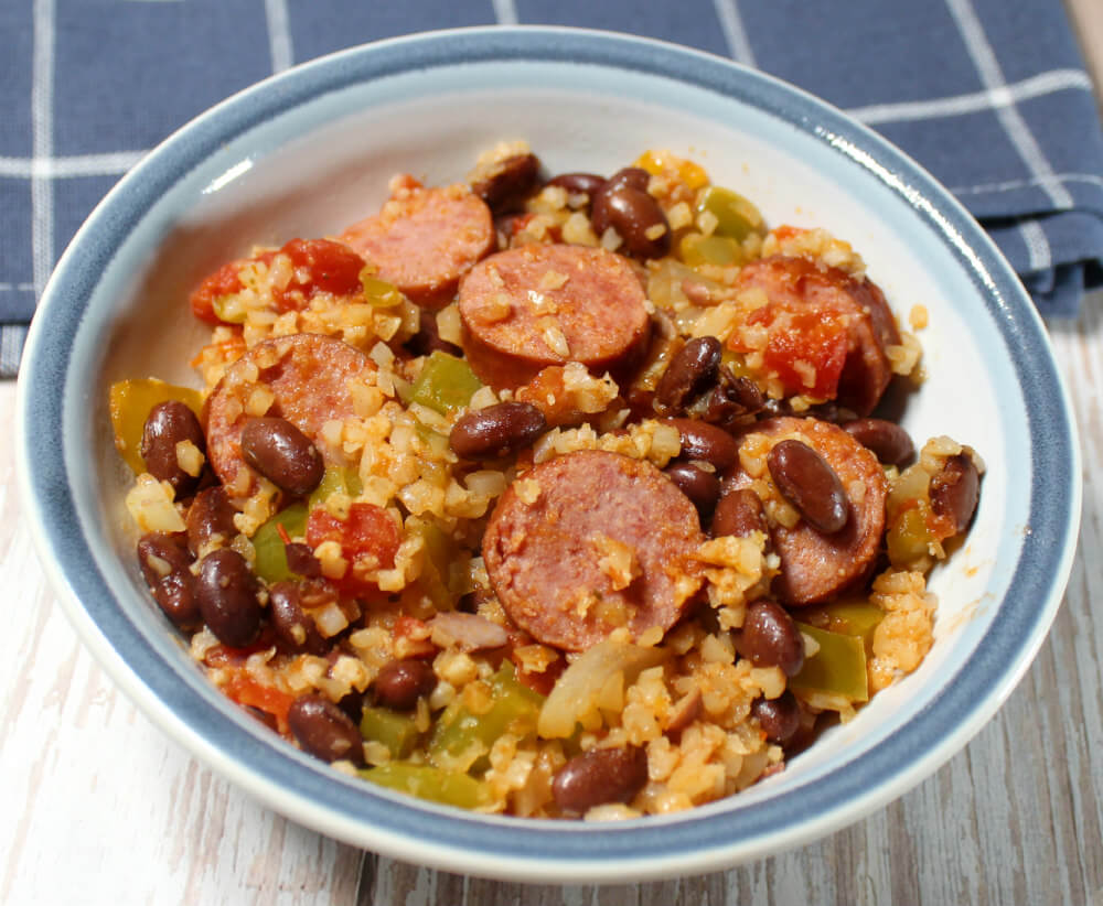 Cajun Sausage Cauli Rice7