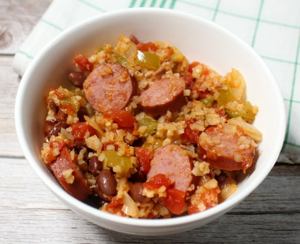 Cajun Sausage Cauli Rice8