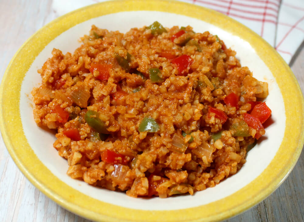 Fajita Seasoned Cauliflower Rice7