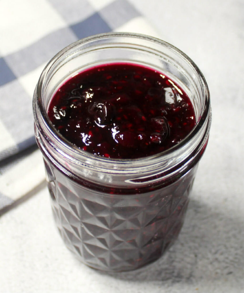 Blueberry Raspberry Keto Jam1