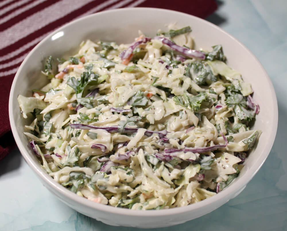 Fresh Herb Keto Coleslaw6