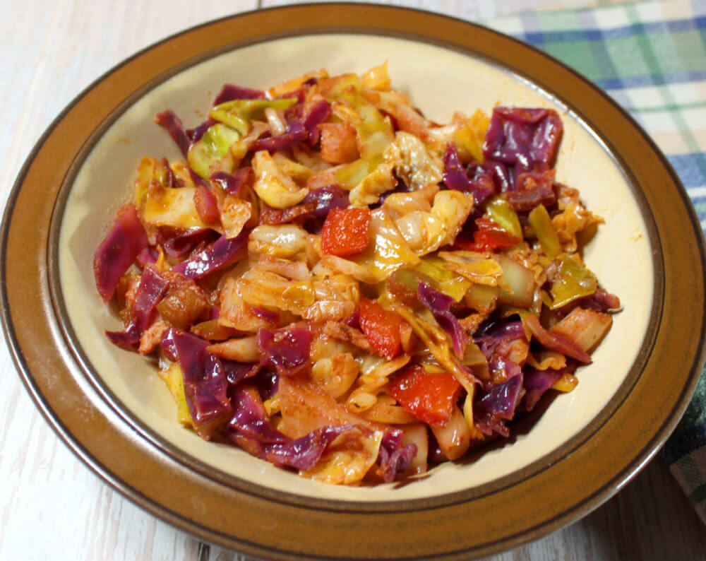 Low-Carb Bacon Fajita Cabbage Skillet8