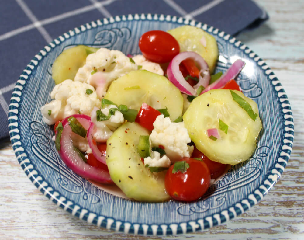 Keto Marinated Mexican Cauliflower Salad4