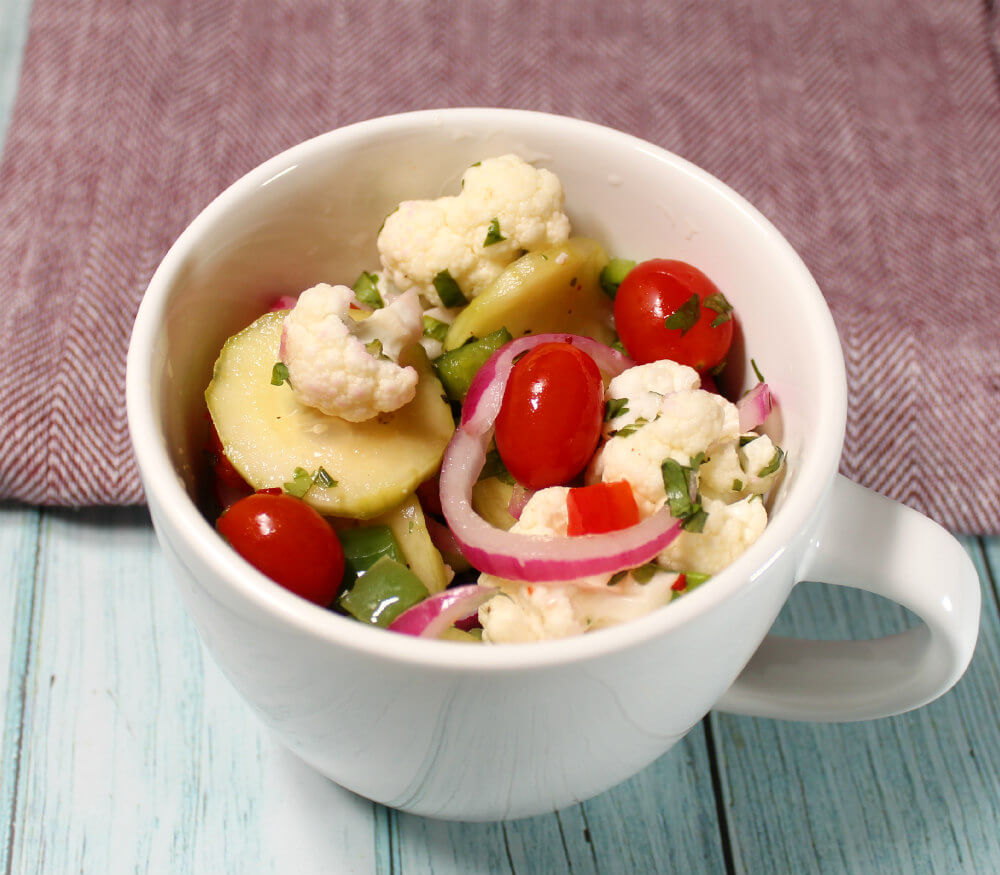 Keto Marinated Mexican Cauliflower Salad6