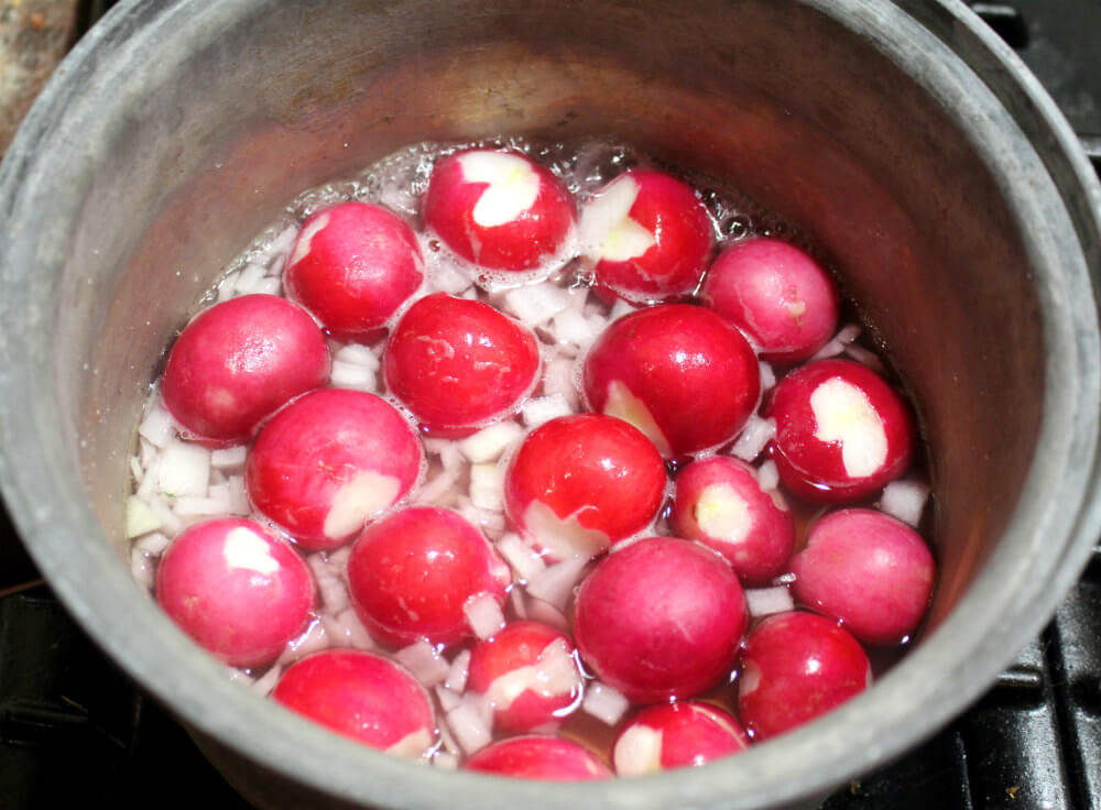 Boiled Radishes and Onions3