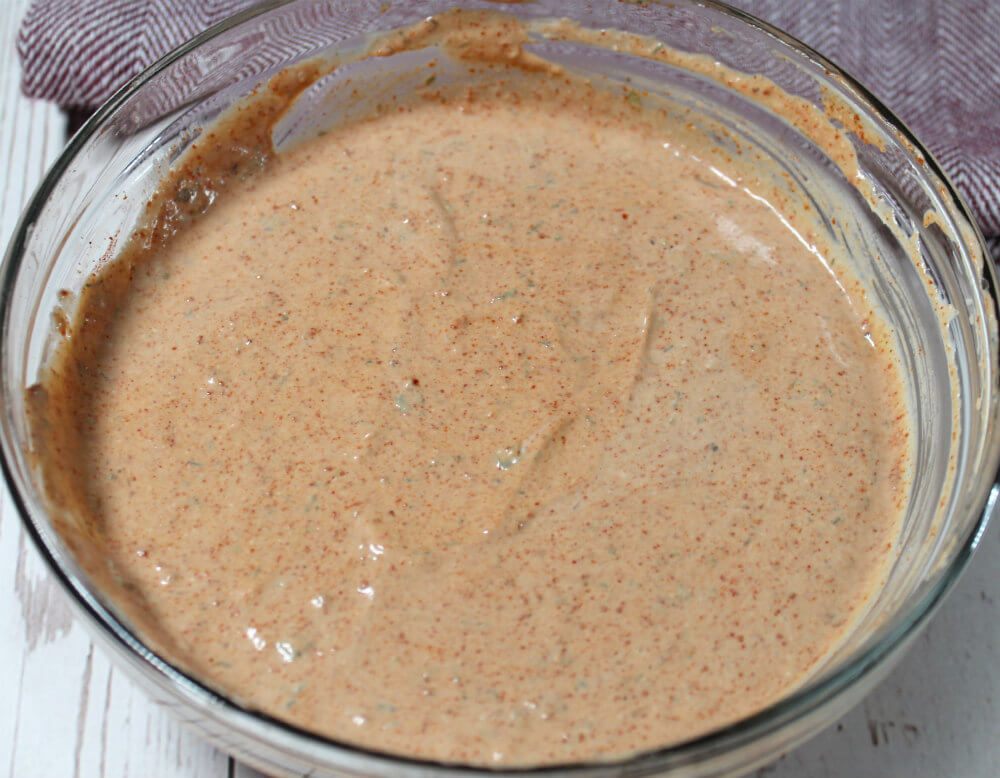 Keto Barbecue Ranch Cauliflower Lettuce Salad4