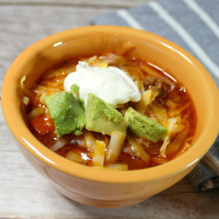 Fajita Seasoned Keto Chili1