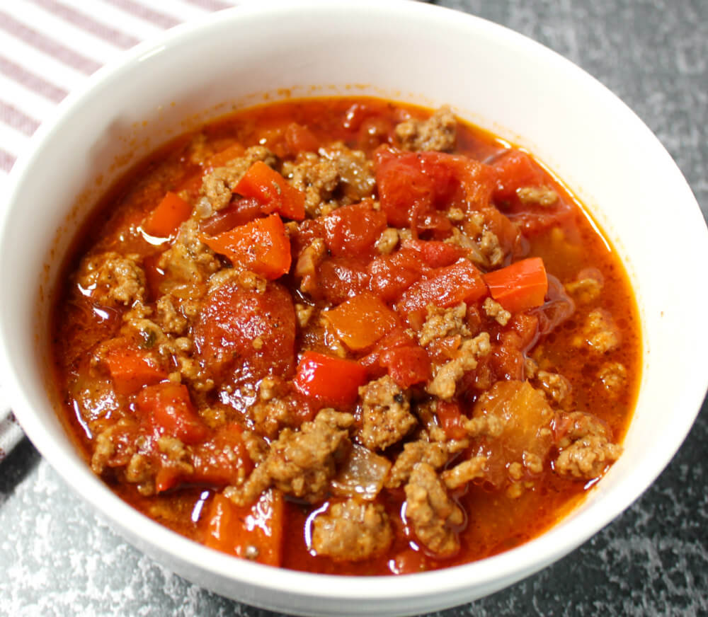 Fajita Seasoned Keto Chili6