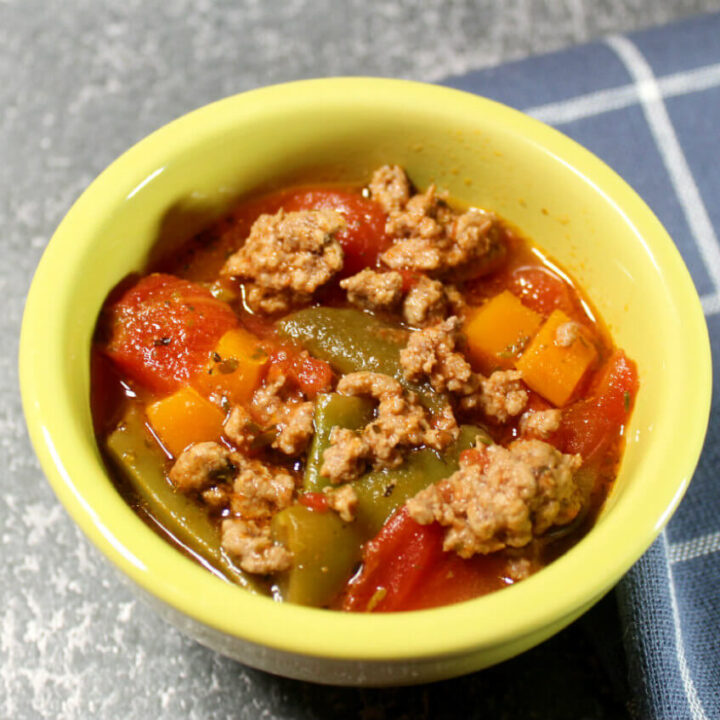 Keto Hamburger Green Bean Soup1