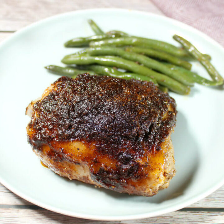 Low-Carb Cocoa Spice Rubbed Chicken Thighs1