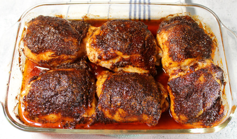 Low-Carb Cocoa Spice Rubbed Chicken Thighs3