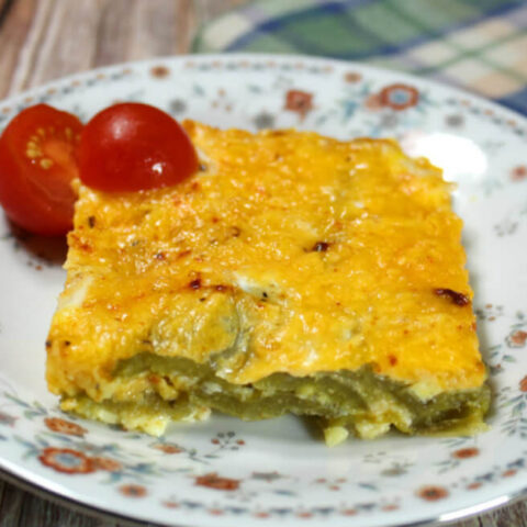 Low-Carb Green Chili Squares1