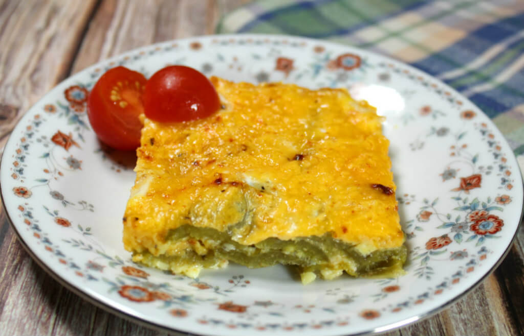 Low-Carb Green Chili Squares1