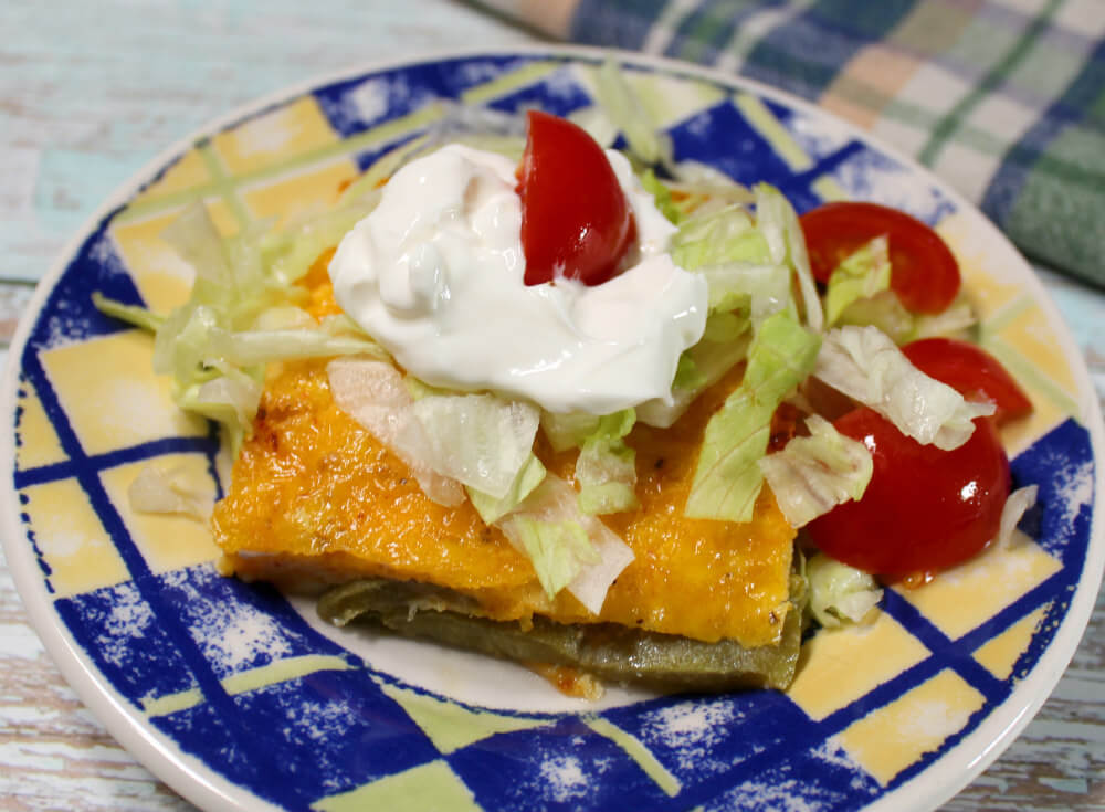 Low-Carb Green Chili Squares6