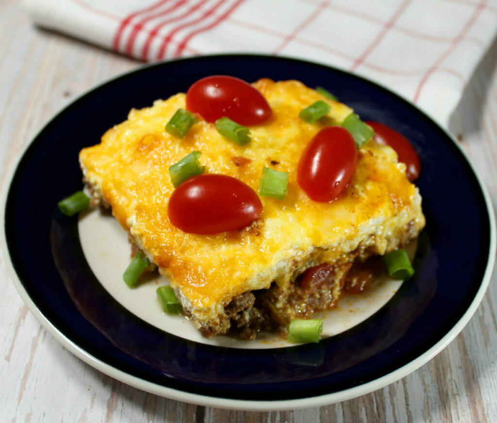 Low Carb Taco Casserole - Splash Of Keto