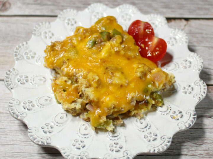 Hearty Mexican Egg Skillet Recipe with Sausage