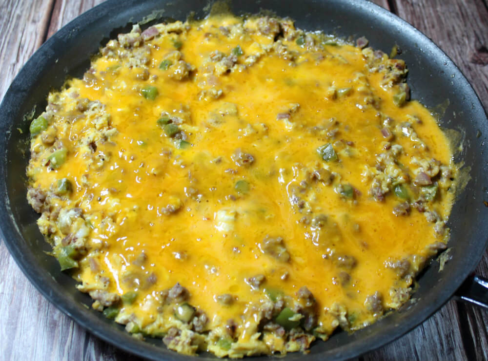 Breakfast Sausage Egg Skillet5