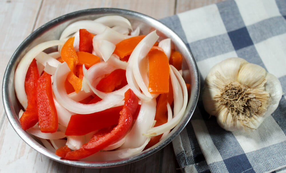 Sauteed Asparagus, Peppers, & Onions3