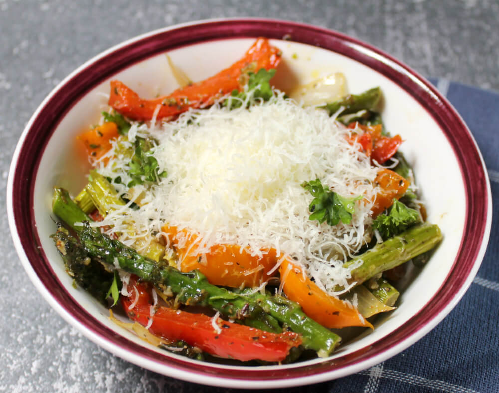 Sauteed Asparagus, Peppers, & Onions7