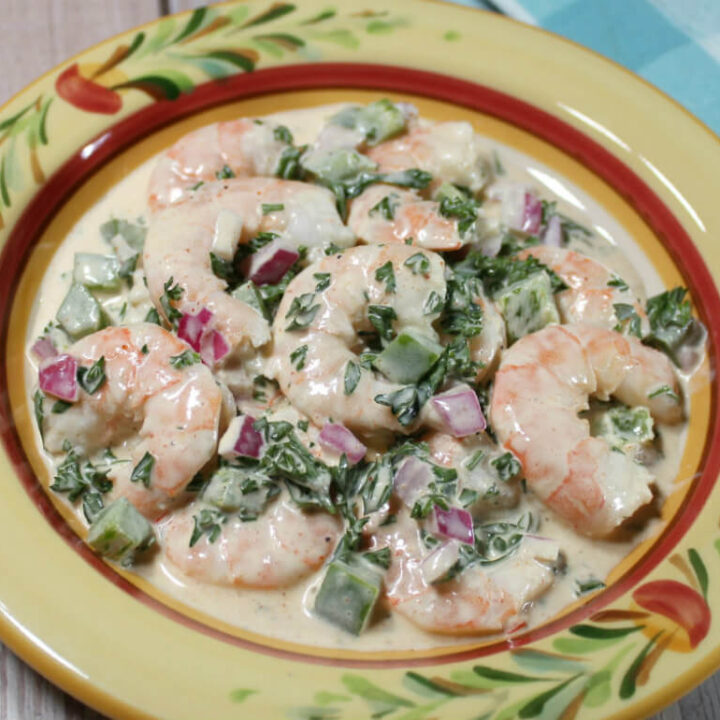 Keto Creamy Cajun Shrimp Salad1