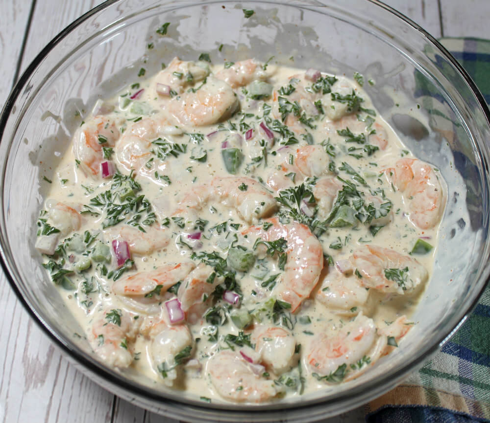 Keto Creamy Cajun Shrimp Salad5
