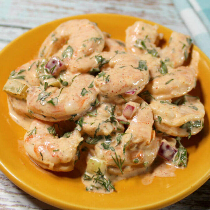 Creamy Keto Dill Shrimp Salad1
