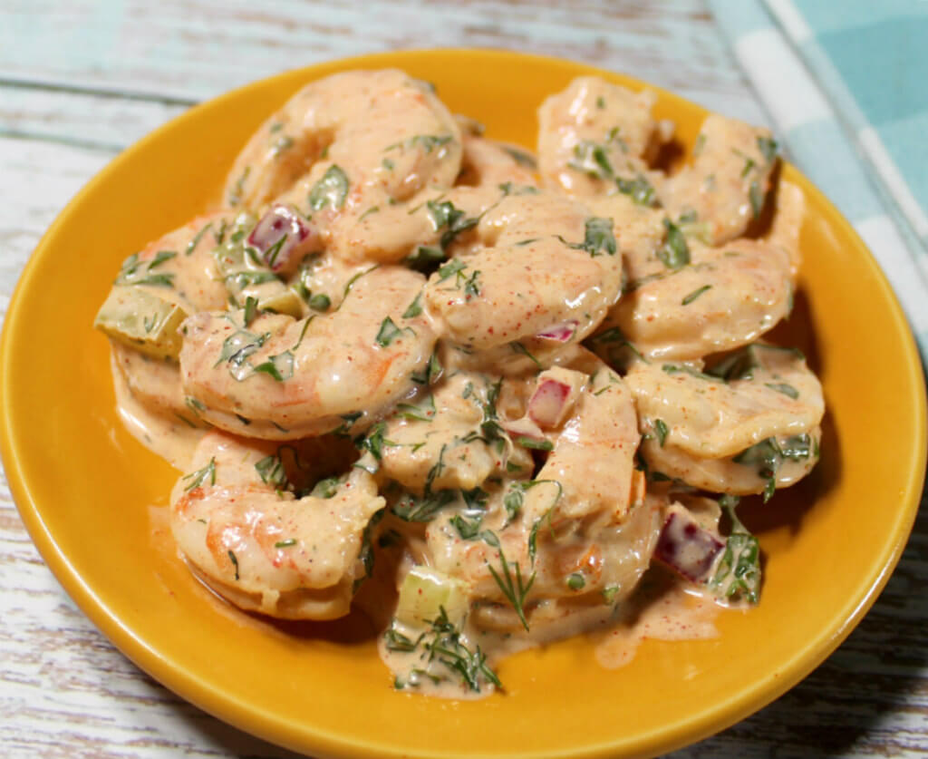 Creamy Keto Dill Shrimp Salad1