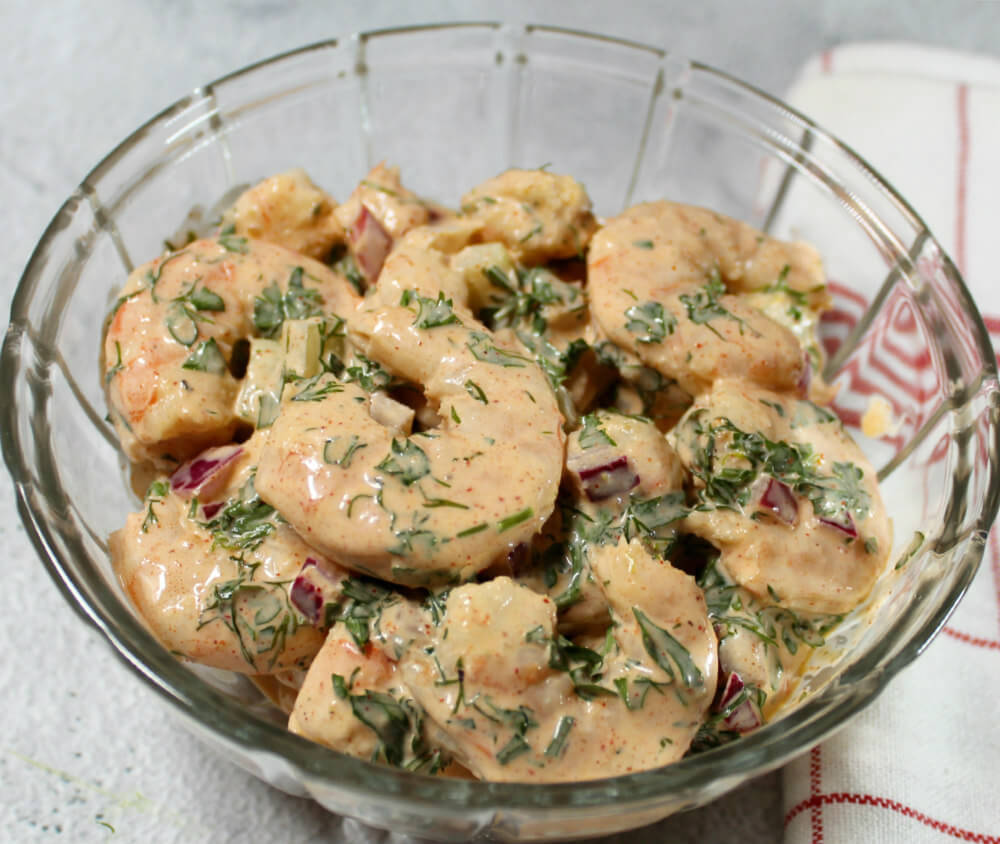 Creamy Keto Dill Shrimp Salad5