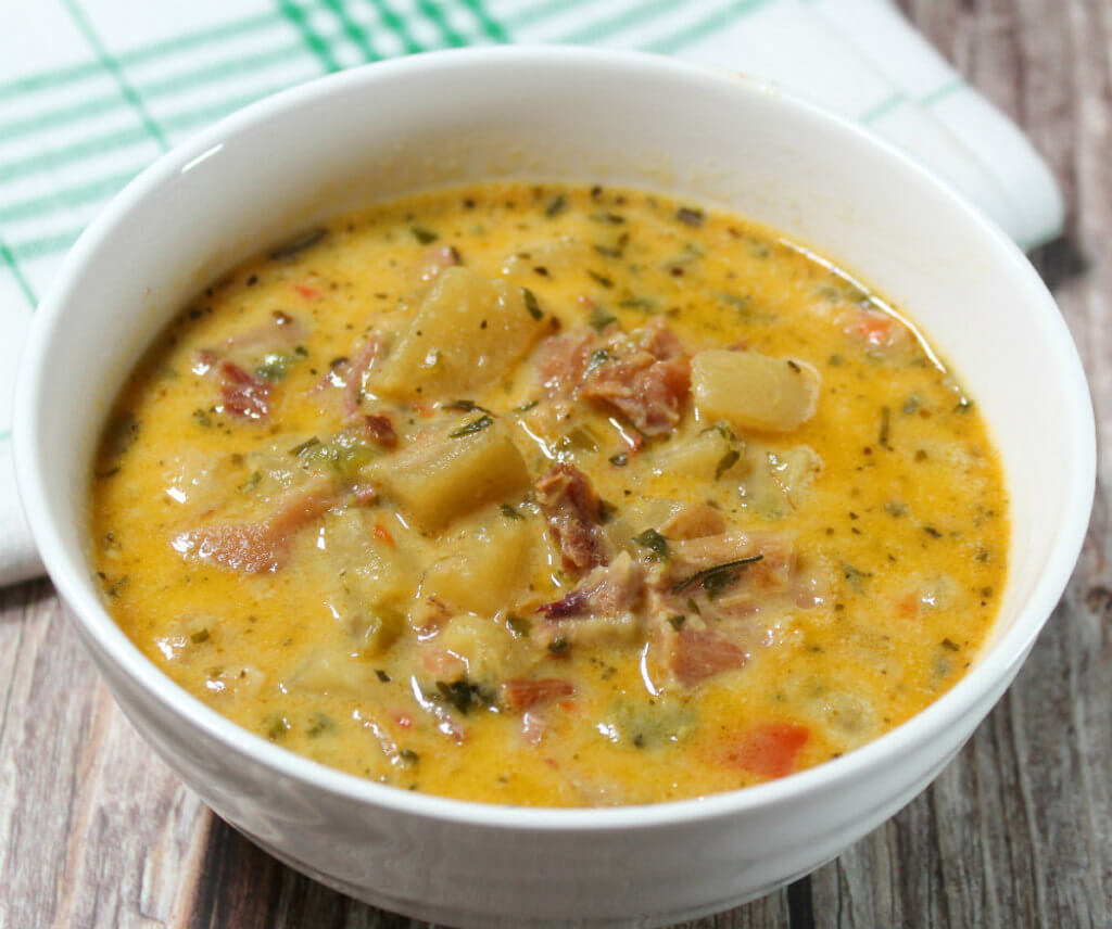 Ham Bone Turnip Keto Soup1