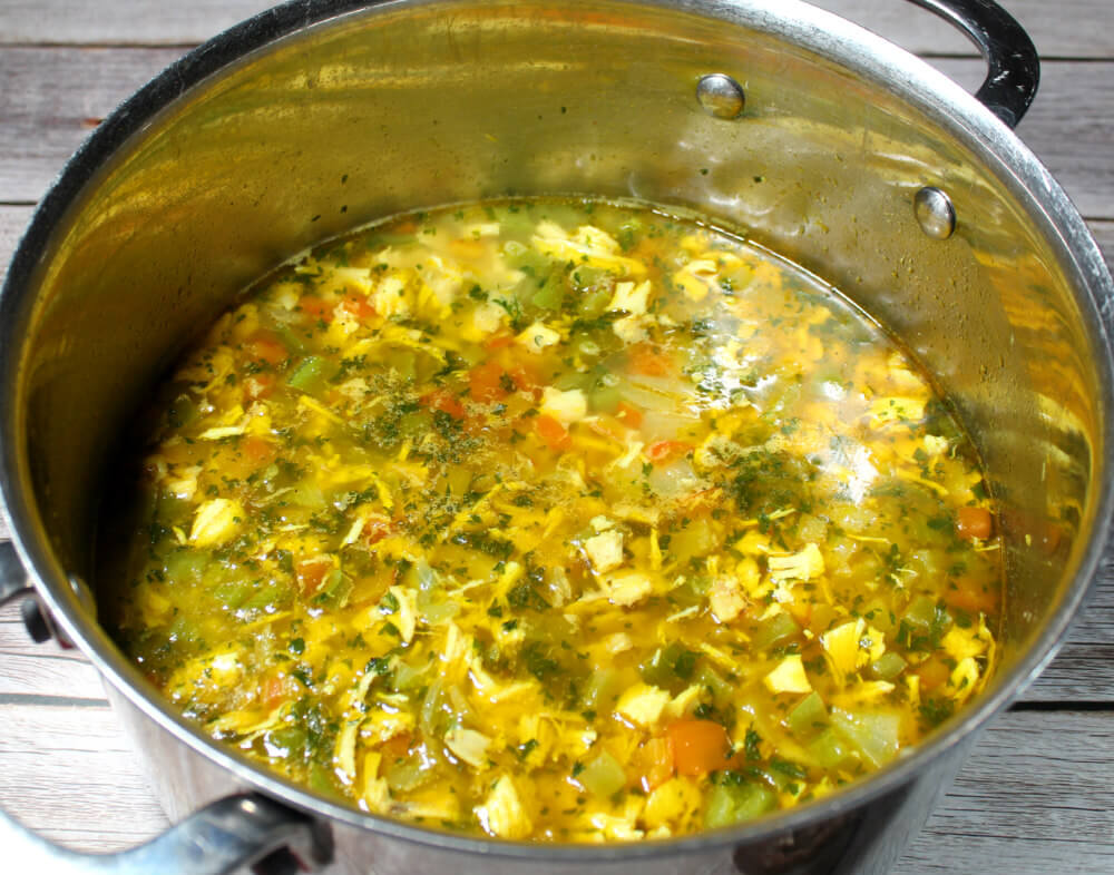 Keto Homemade Chicken Soup4