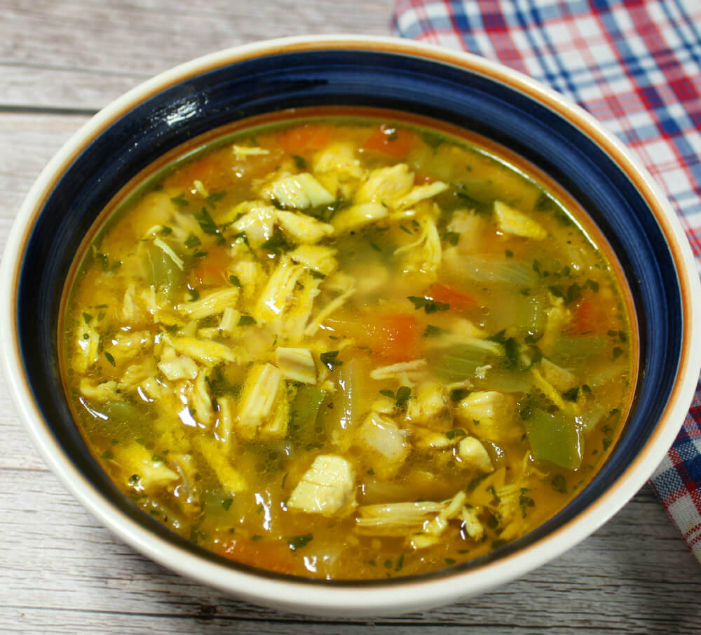 Keto Homemade Chicken Soup7