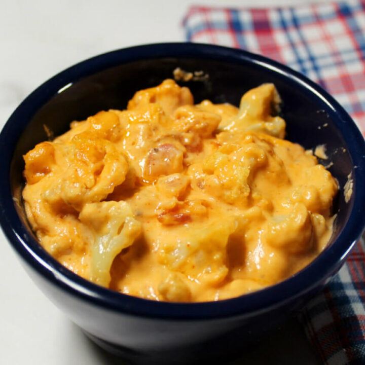 Keto Bacon Cauliflower Mac & Cheese1