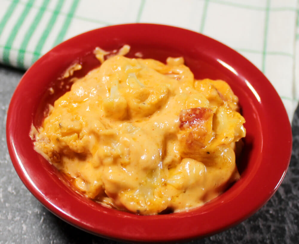 Keto Bacon Cauliflower Mac & Cheese5