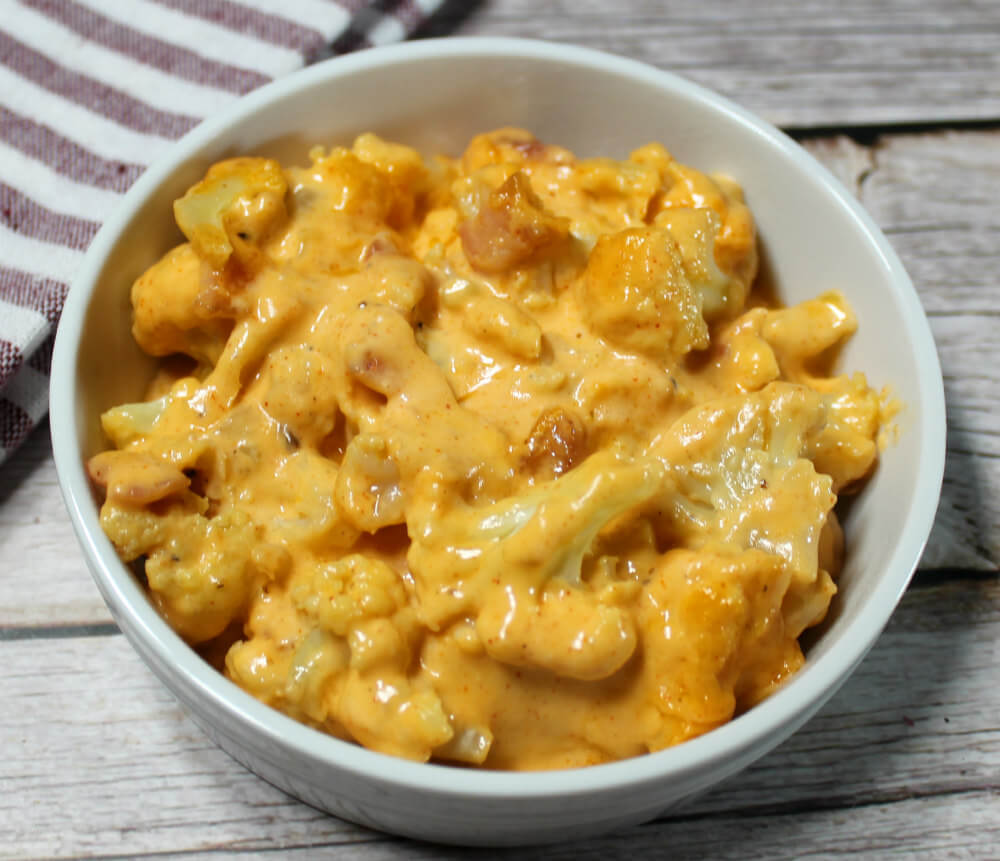 Keto Bacon Cauliflower Mac & Cheese6