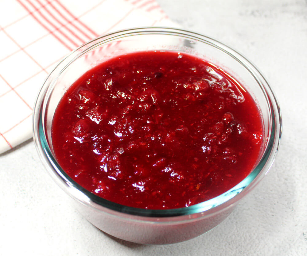Bourbon Vanilla Keto Cranberry Sauce5