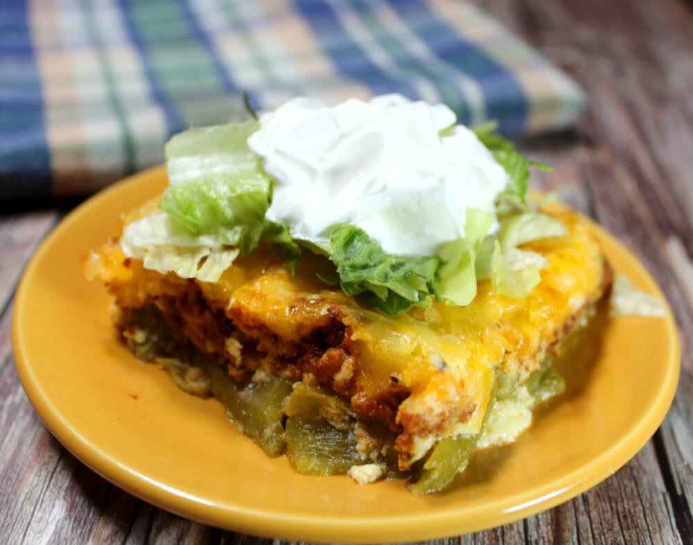 Keto Green Chile Chorizo Squares5