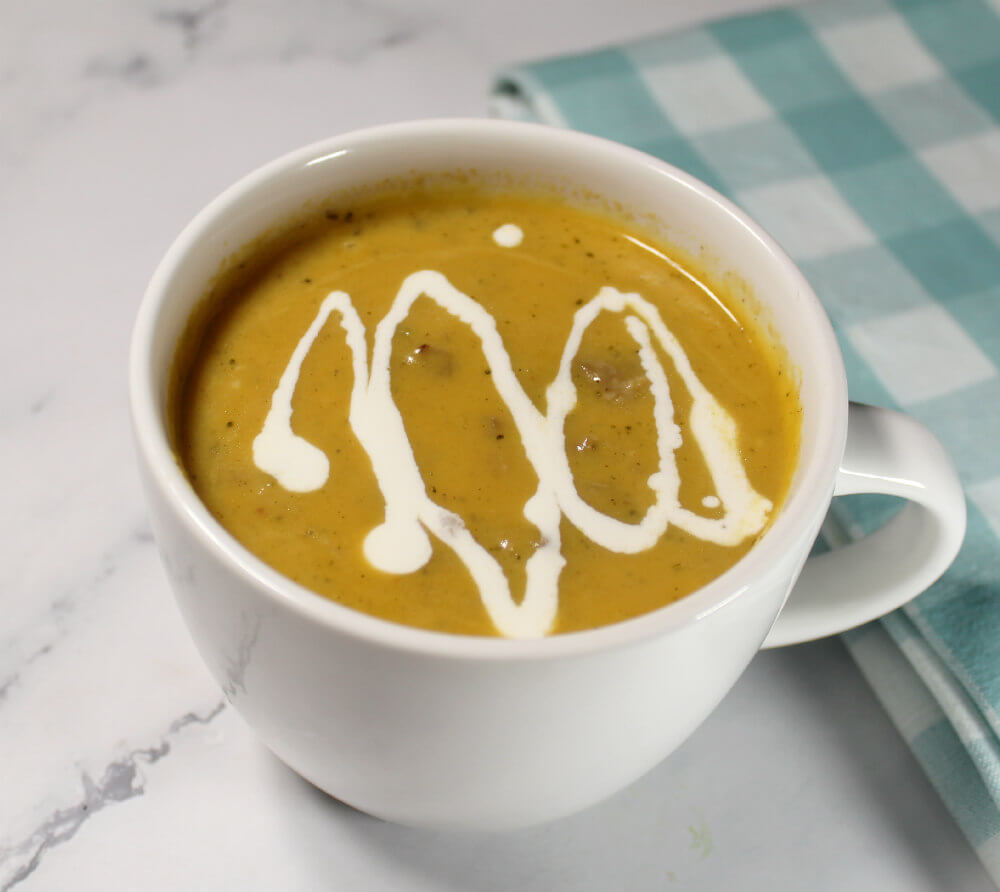 Keto Fresh Roasted Pumpkin & Sausage Soup5