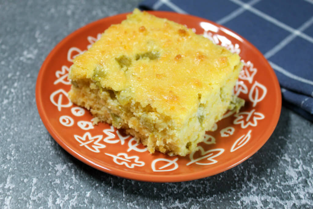 Keto Green Chile Cornbread - Splash of Keto