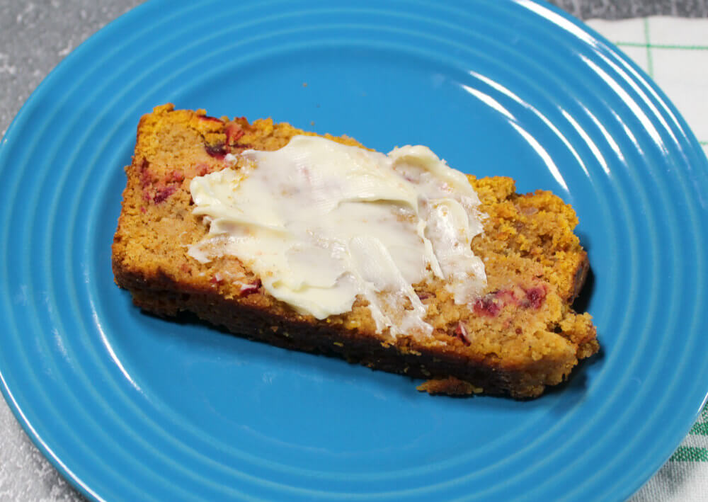 Keto Cranberry Pumpkin Bread6