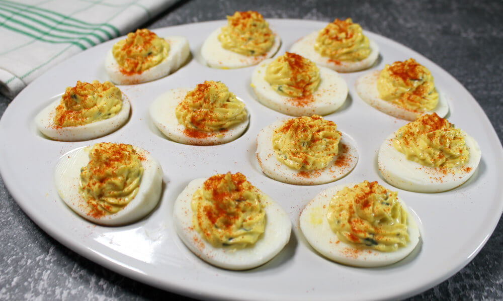 Tarragon Keto Deviled Eggs5