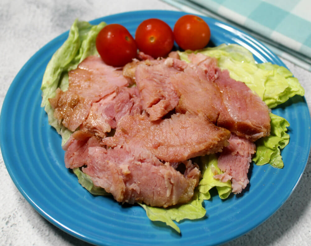 Sweet Bourbon Keto Glazed Ham6