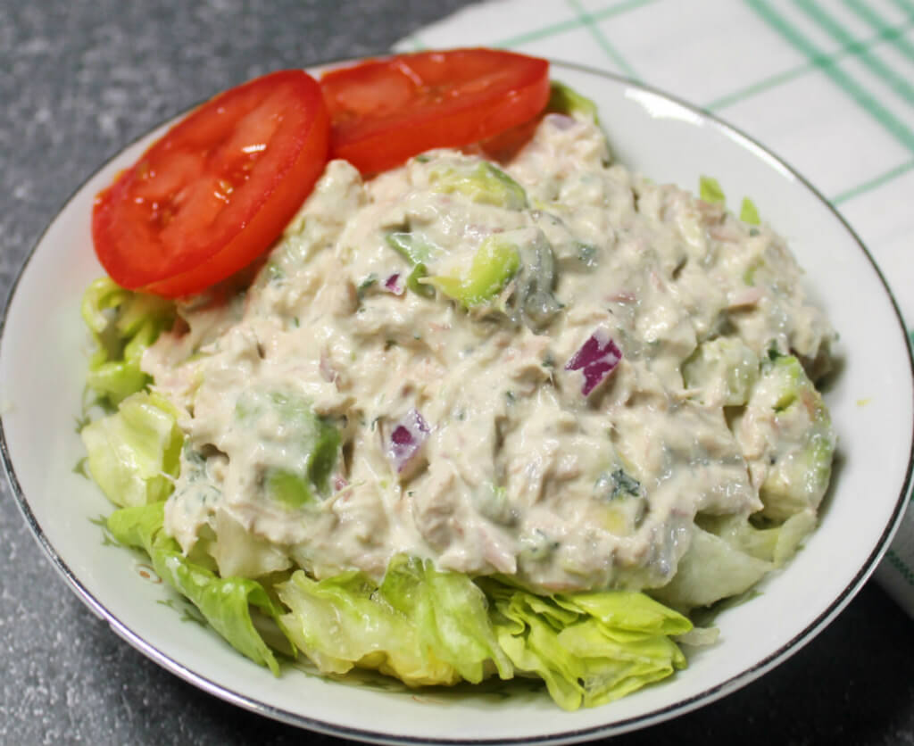 Keto Tuna Avocado Salad - Splash Of Keto