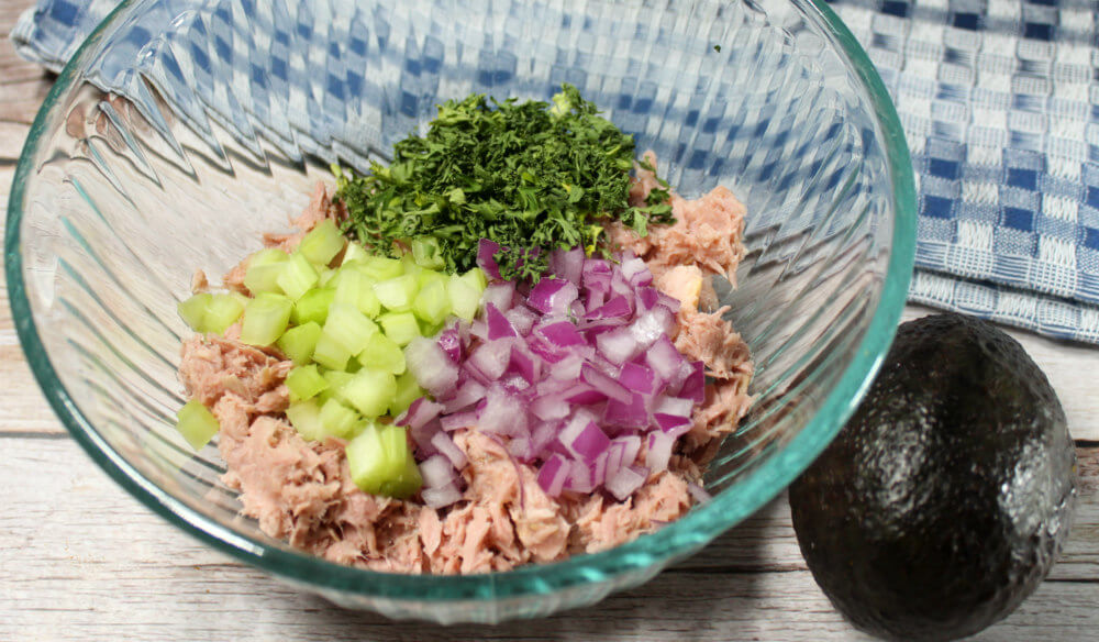 Keto Tuna Avocado Keto Salad2