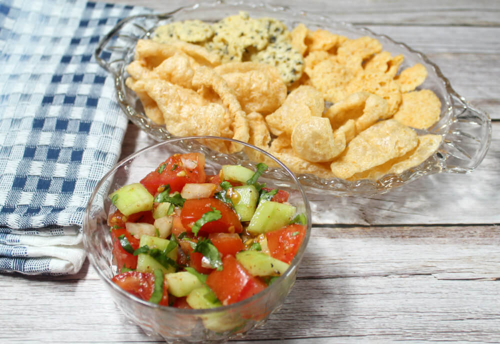 Keto Chunky Tomato Cucumber Salsa5