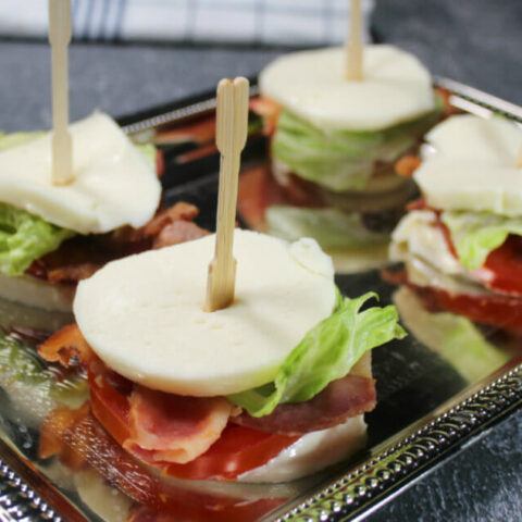 Keto Mozzarella BLT Bites1