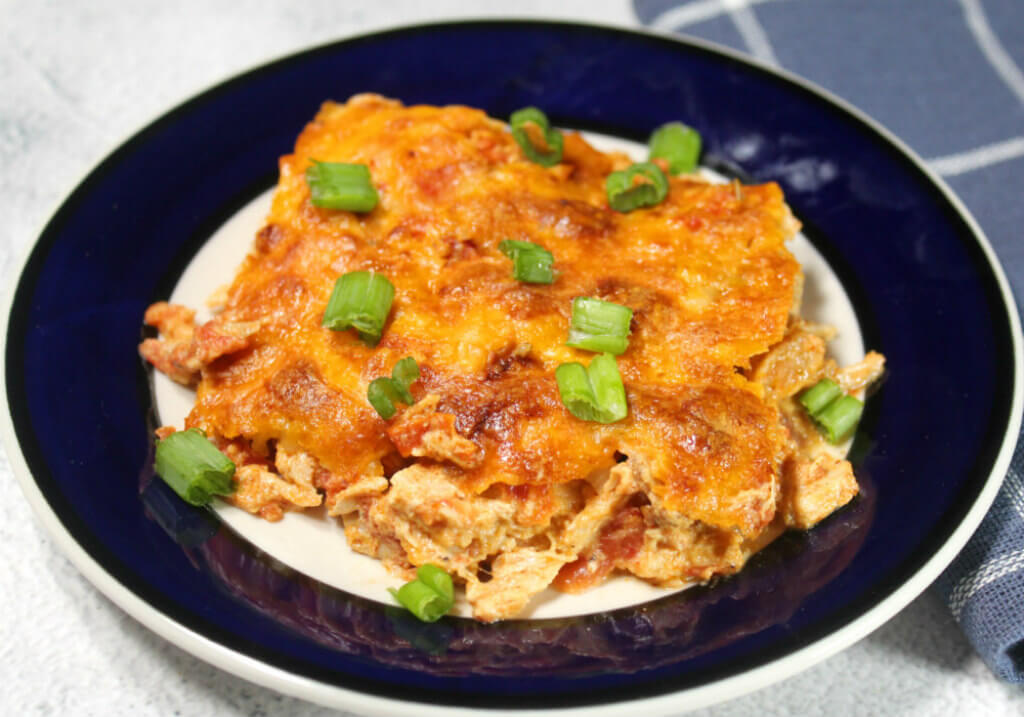 Chicken Taco Keto Casserole1