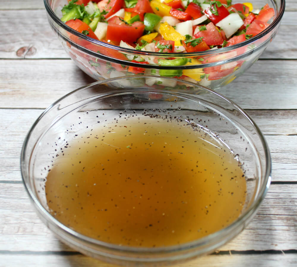 Keto Marinated Pepper, Tomato, & Onion Salad5